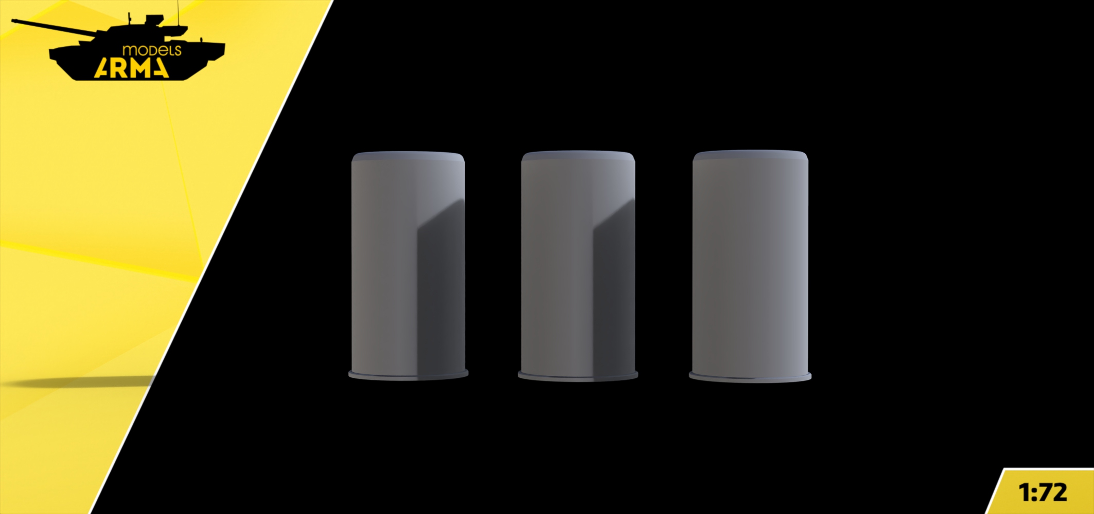 AM72670 Гильза для ОФ-530 152-мм 3 шт. Arma Models