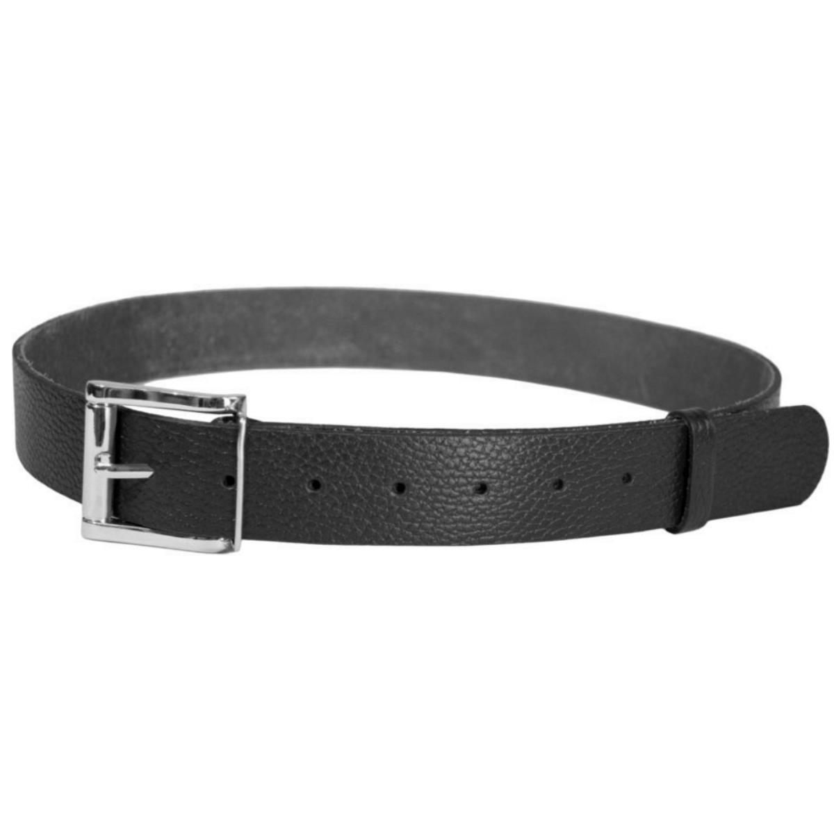 Ремень брючный кожаный №1 черный (HS-Р-7/1№1-1) Helios