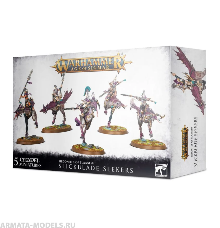 83-86GW Набор Гедонисты Слаанеш. Наездники Скользящего Клинка (Hedonites of Slaanesh Slickblade Seekers) 83-86GW Набор Гедонисты Слаанеш. Наездники Скользящего Клинка (Hedonites of Slaanesh Slickblade Seekers)