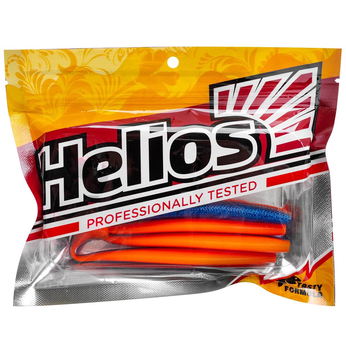 Виброхвост Trofey 5.5"/14см Star Blue & Orange 4шт. (HS-25-044) Helios Виброхвост Trofey 5.5"/14см Star Blue & Orange 4шт. (HS-25-044) Helios