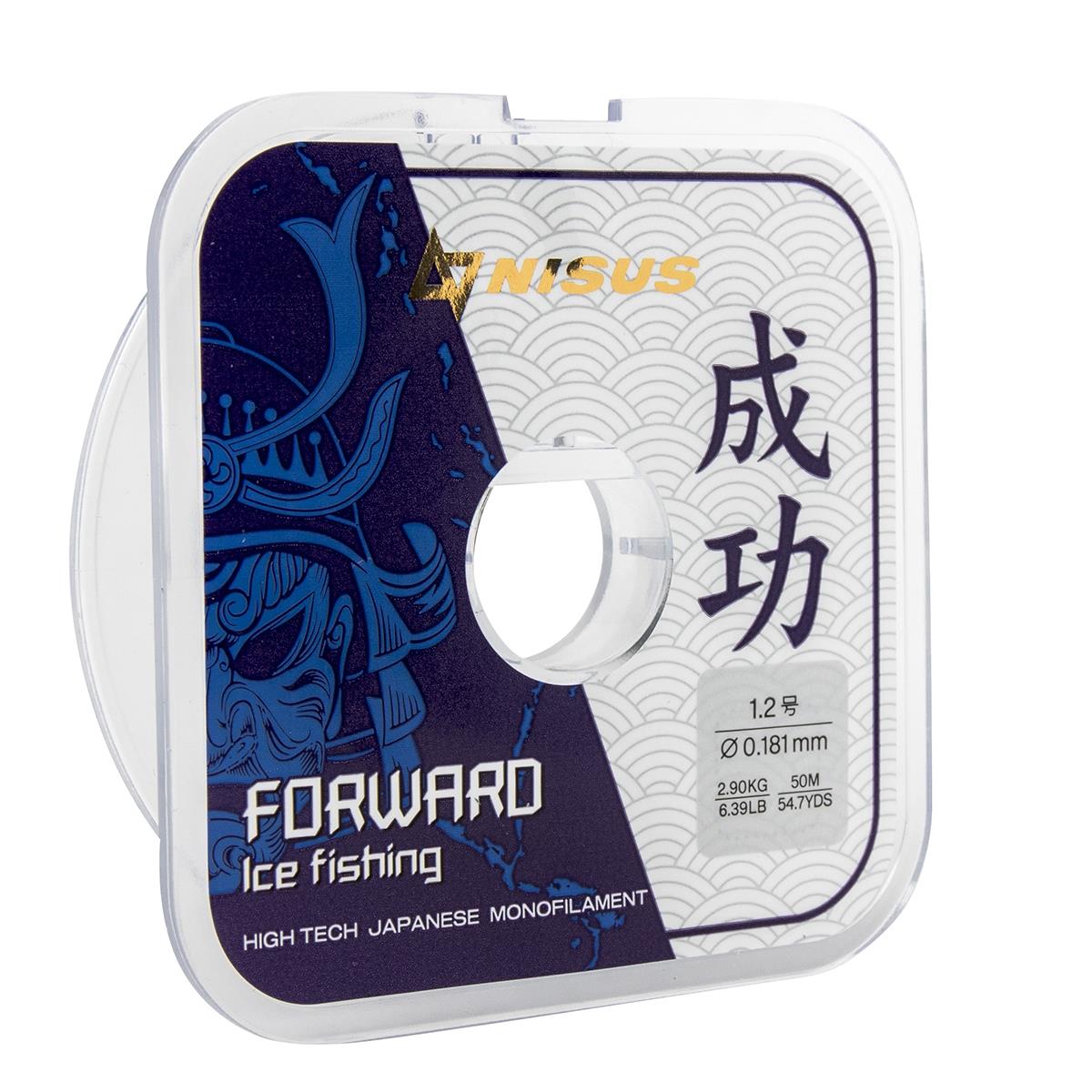 Леска FORWARD ICE FISHING 0,181mm/50m Nylon Transparent (N-FIF-0.181-50) Nisus( цена указана за упаковку, в количестве 10шт.)