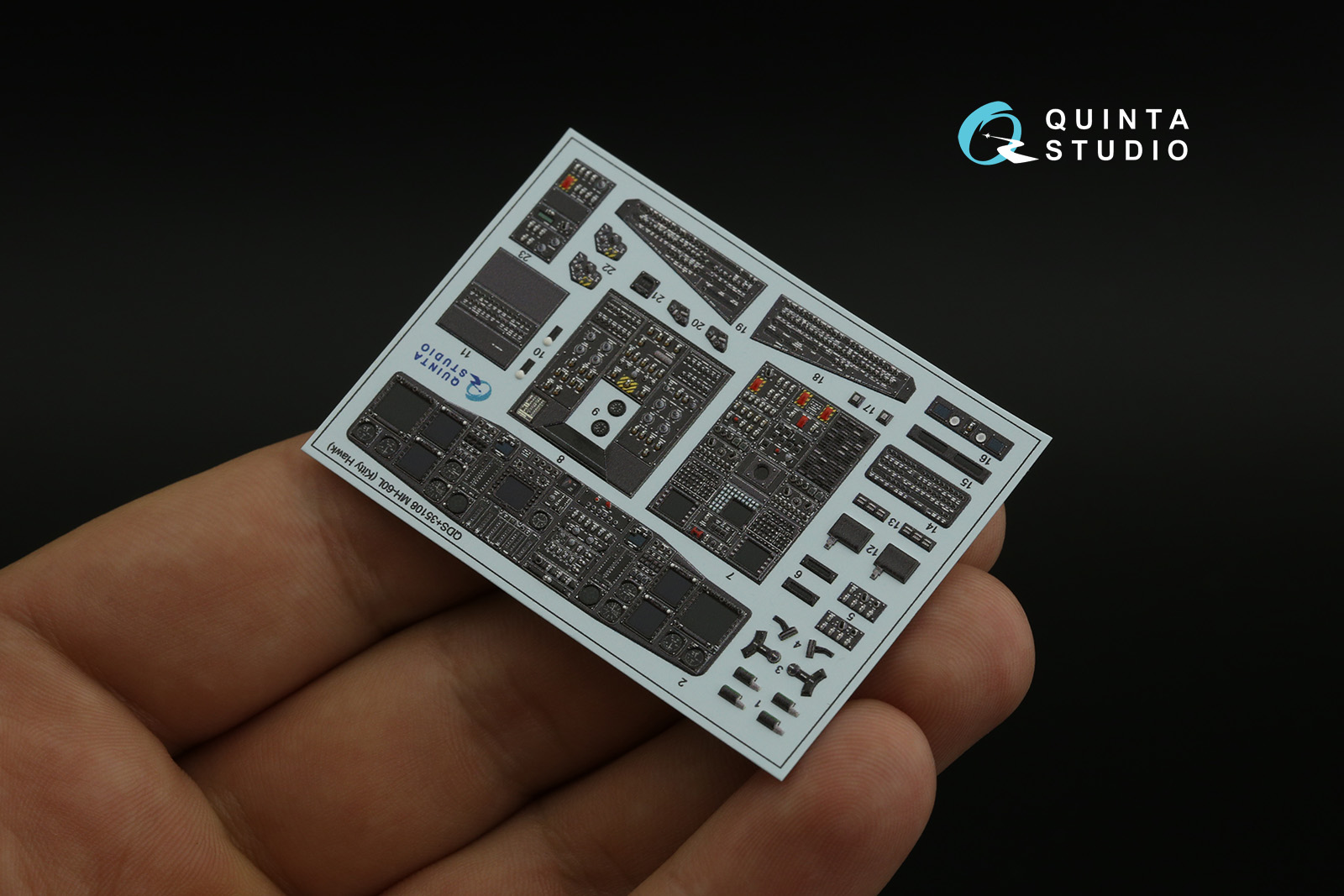 QDS+35108 3D Декаль интерьера кабины MH-60L (KittyHawk) (Малая версия) (с 3D-печатнымидеталями) QDS+35108 3D Декаль интерьера кабины MH-60L (KittyHawk) (Малая версия) (с 3D-печатнымидеталями)