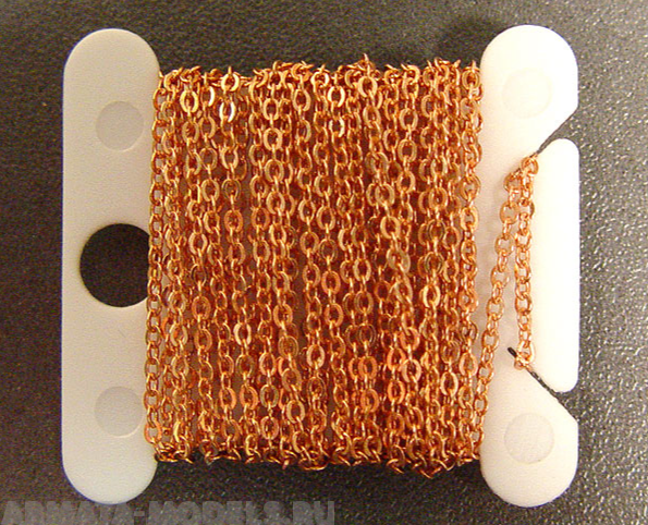 AMATI436003 Цепь 7 звеньев/см, латунь, длина 30 см AMATI436003 Цепь 7 звеньев/см, латунь, длина 30 см