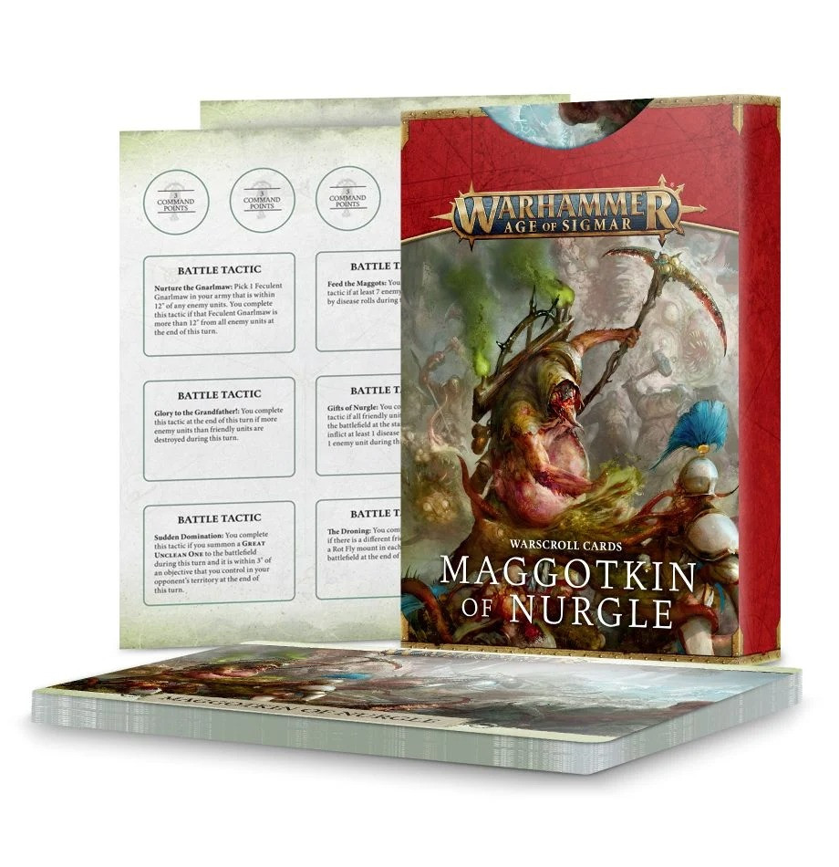 83-59GW Карты Боевые Свитки. Червородия Нургла (Warscrolls Maggotkin of Nurgle) 83-59GW Карты Боевые Свитки. Червородия Нургла (Warscrolls Maggotkin of Nurgle)