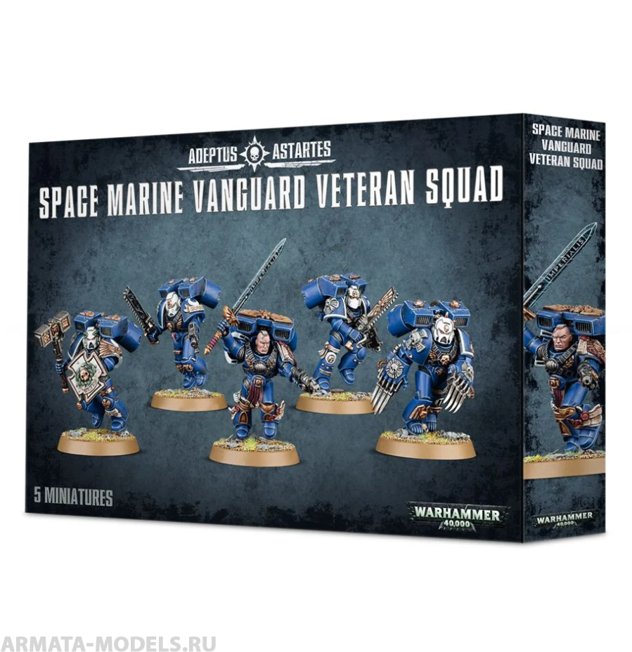 48-18GW Набор Отделение Ветеранов Авангарда Космодесанта (Space Marine Vanguard Veteran Squad) (2015) 48-18GW Набор Отделение Ветеранов Авангарда Космодесанта (Space Marine Vanguard Veteran Squad) (2015)