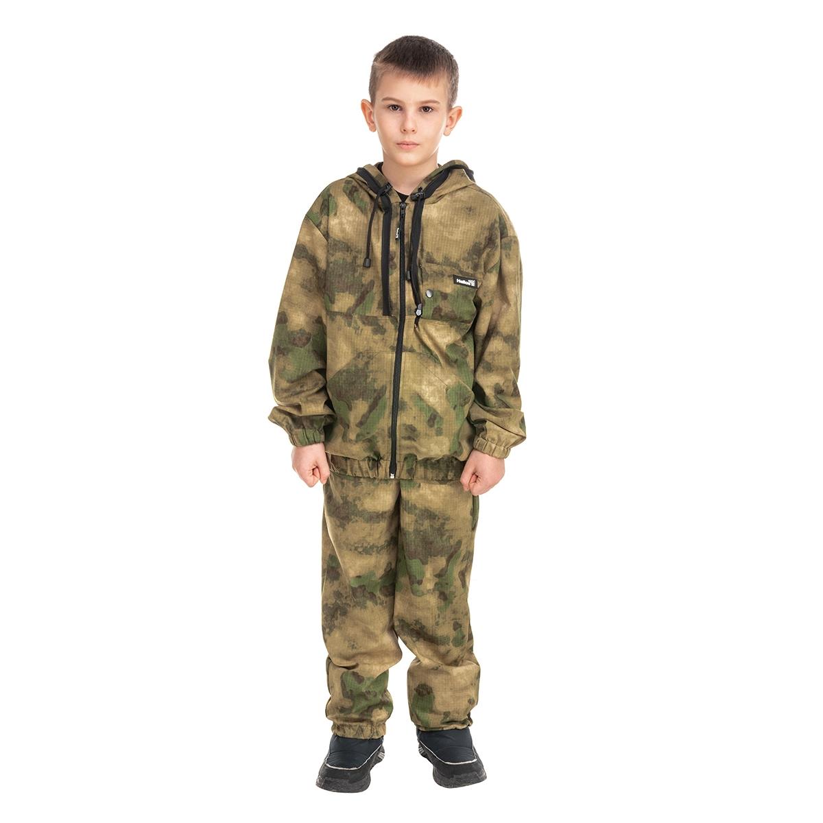 Костюм Горизонт (рип-стоп, сорочка) цв. Мох р.40-42/152-158 (T-KS-GR-M-S) Helios