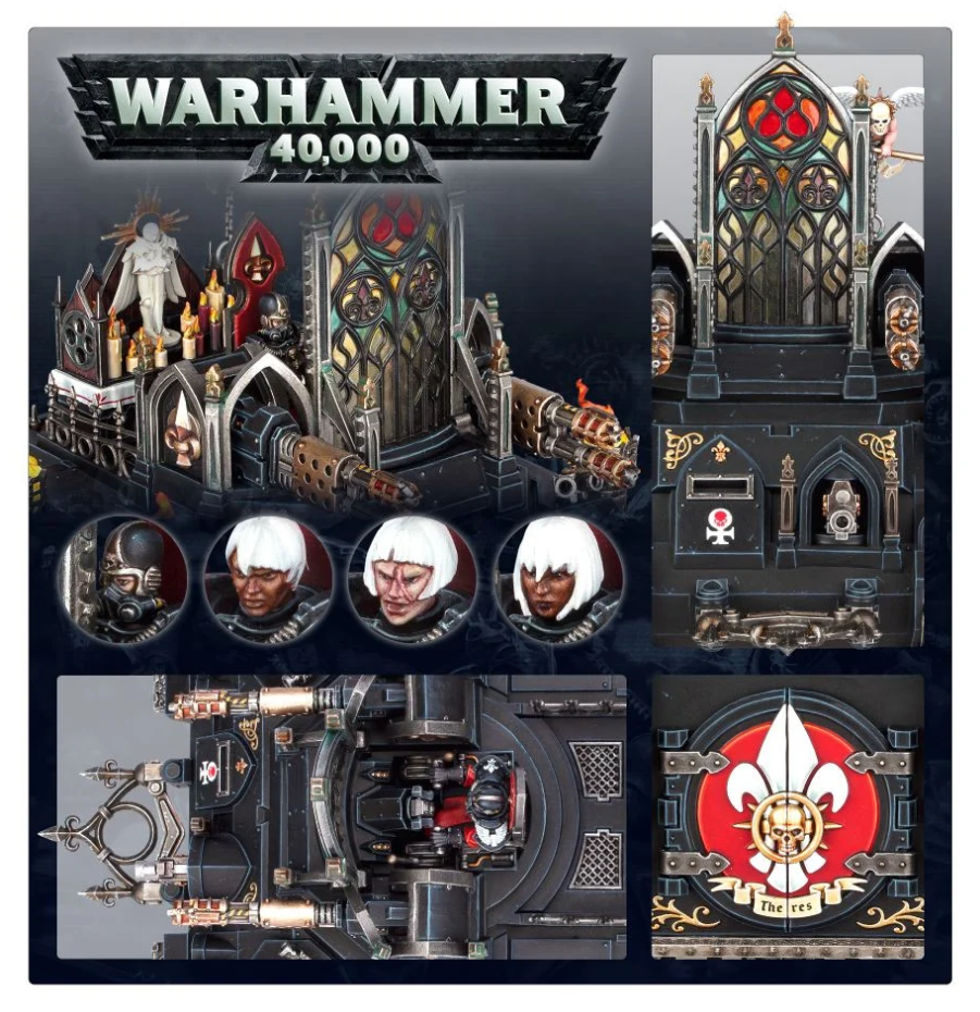 52-08GW Набор Адепта Сороритас. Испепелитель (Adepta Sororitas Immolator) 52-08GW Набор Адепта Сороритас. Испепелитель (Adepta Sororitas Immolator)