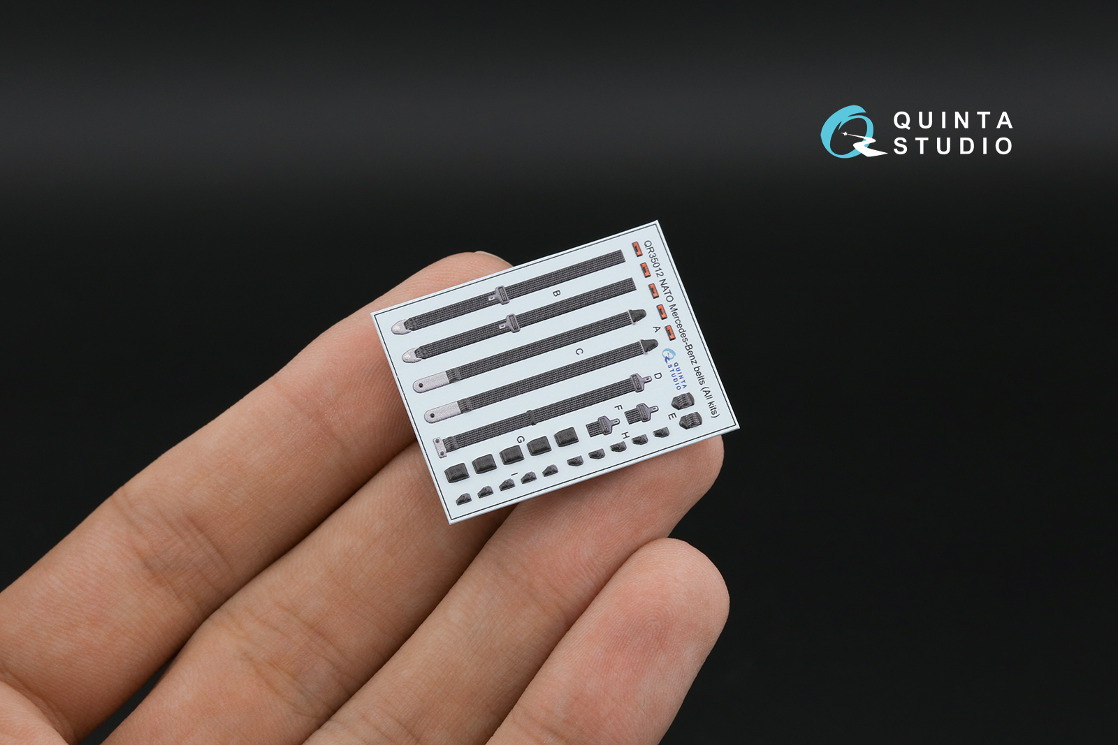 QR35012 Привязные ремни NATO Mercedes-Benz (для всех моделей), 2 шт