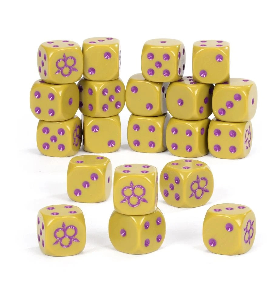 83-95GW Набор кубиков Червородия Нургла (Maggotkin of Nurgle Dice) 83-95GW Набор кубиков Червородия Нургла (Maggotkin of Nurgle Dice)