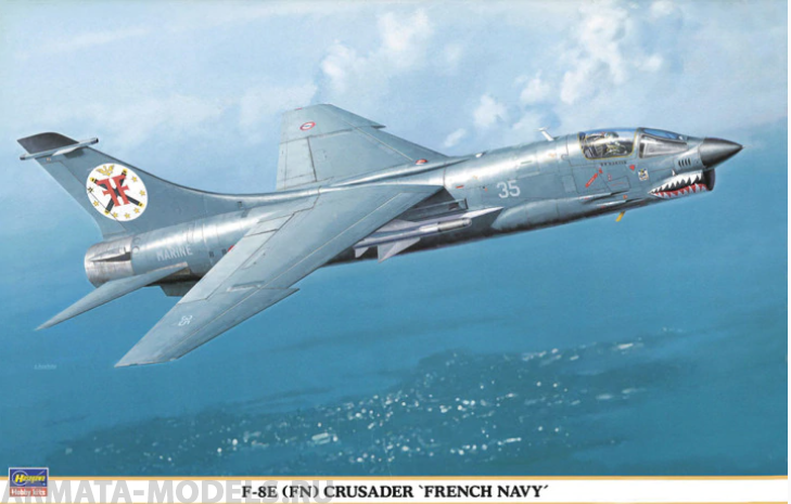 09514 Самолет F-8E(FN) Crusader French Navy (HASEGAWA) 1/48 Hasegawa 09514 Самолет F-8E(FN) Crusader French Navy (HASEGAWA) 1/48 Hasegawa