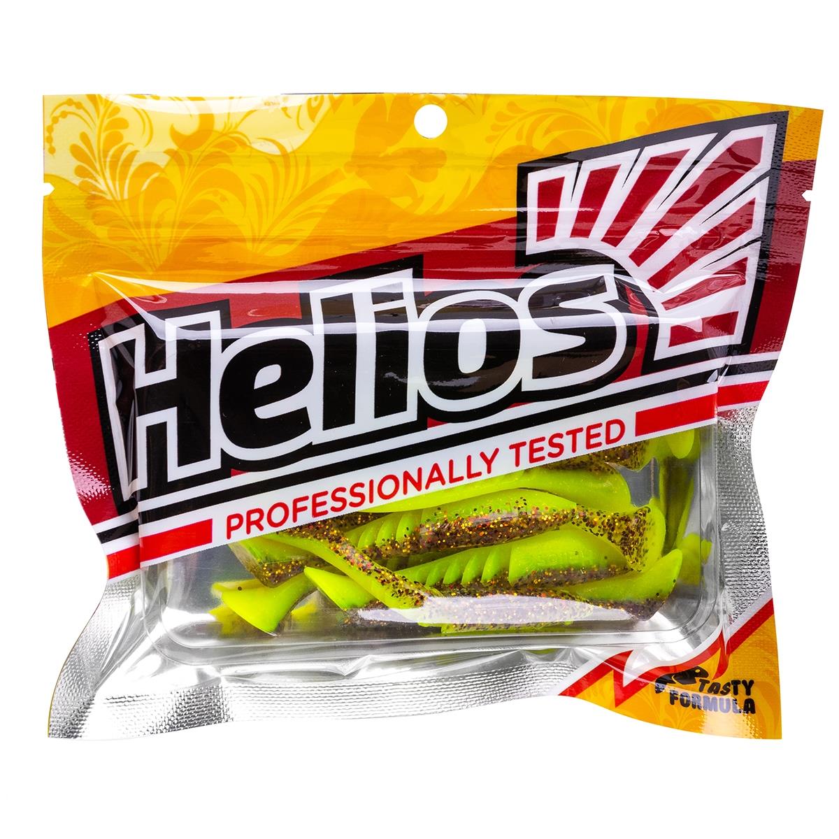 Виброхвост Slash 2,64"/6,7 см Golden Lime 10шт. (HS-19-048) Helios Виброхвост Slash 2,64"/6,7 см Golden Lime 10шт. (HS-19-048) Helios