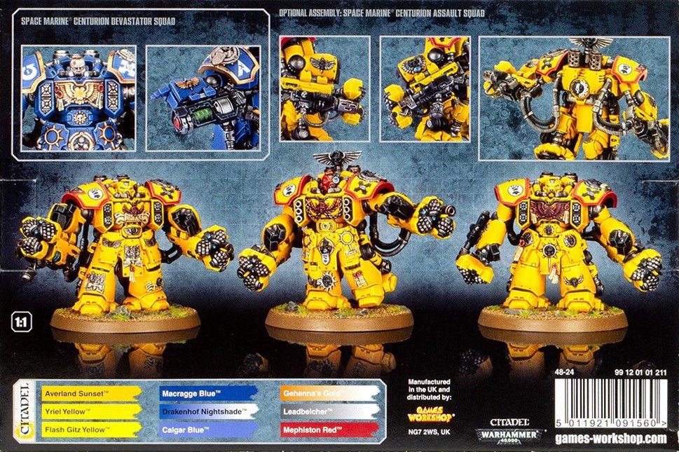 48-24 Набор Космодесант. Отряд Центурионов-Опустошителей (Space Marine Centurion Devastator Squad) (2021) 48-24 Набор Космодесант. Отряд Центурионов-Опустошителей (Space Marine Centurion Devastator Squad) (2021)