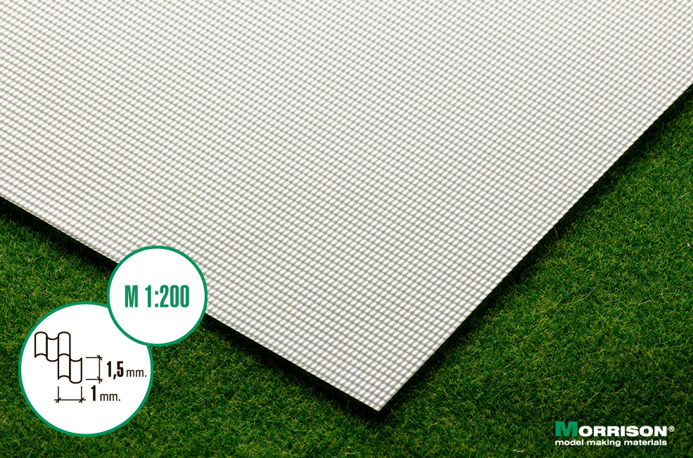 041tch200 Объёмная текстура черепицы М 1:200. (Лист А4-19см.х28см.)