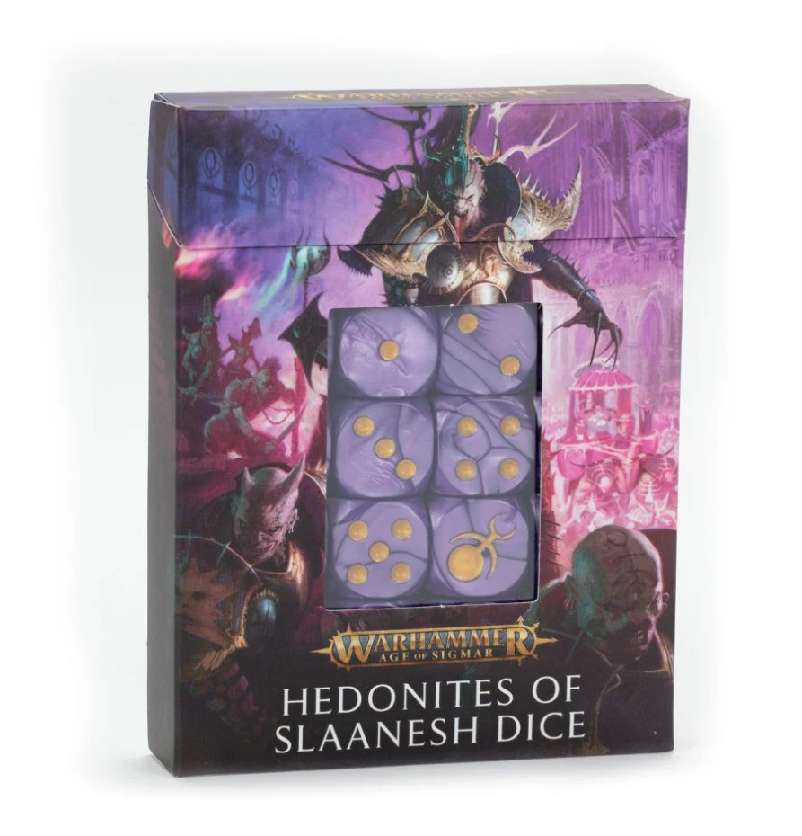 83-94GW Набор кубиков Гедонисты Слаанеш (Hedonites of Slaanesh Dice Set)