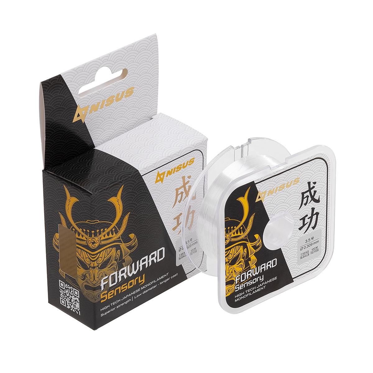 Леска FORWARD Sensory 0,309mm/100m Nylon Transparent (N-FS-0309-100) Nisus( цена указана за упаковку, в количестве 10шт.)