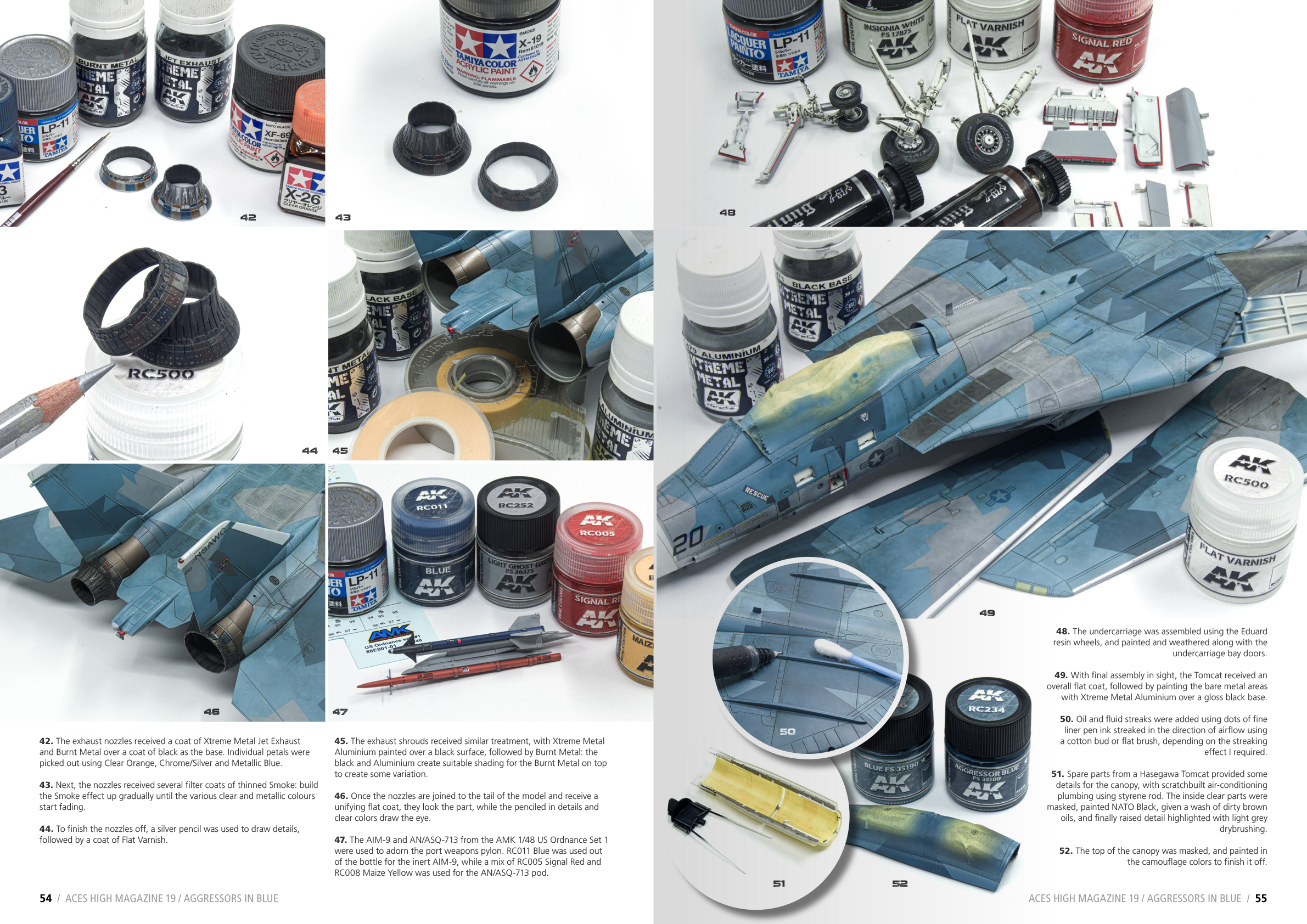 AK2941  ACES HIGH ISSUE 19 Agressors in Blue EN