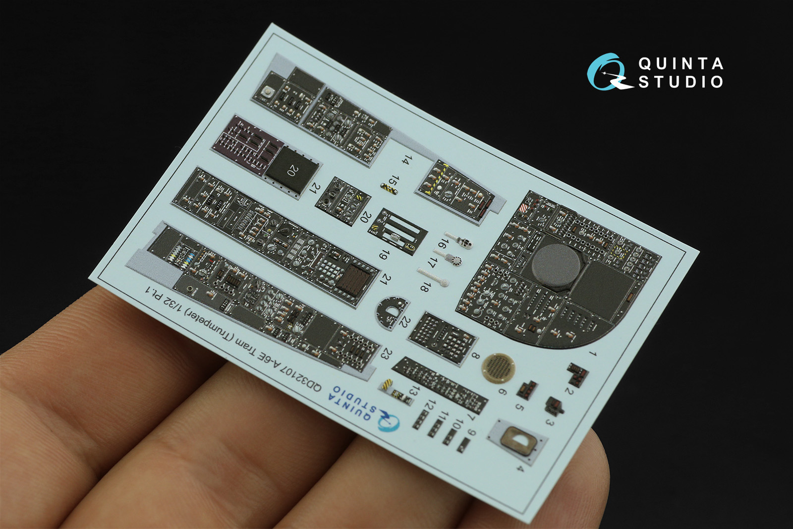 QD32107 3D Декаль интерьера кабины A-6E TRAM Intruder (Trumpeter)