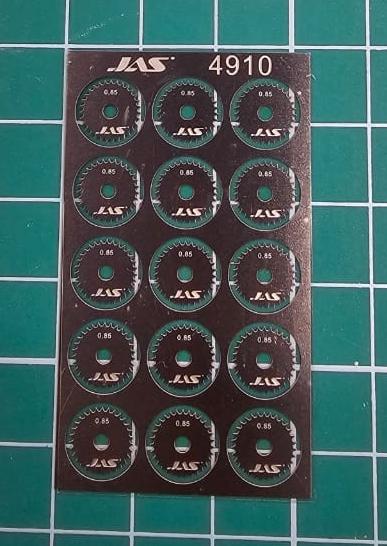 4910J Диск для ревитера  d 8.5 мм, шаг 0,85 мм, 15 шт.