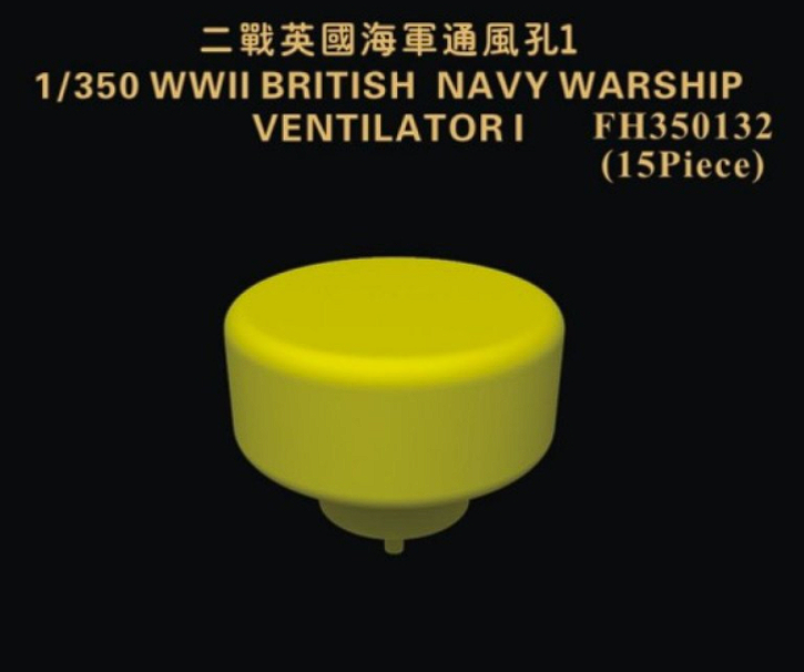 FH350132 WW II British Navy Warship Ventilator I