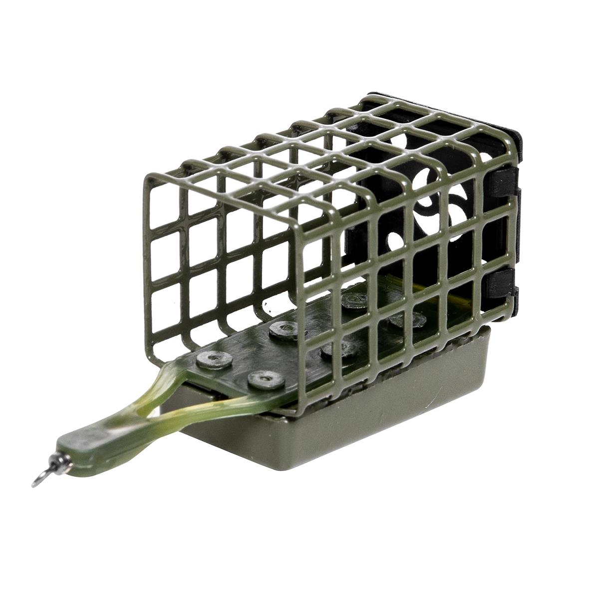 Кормушка Premier Fishing Feeder SPORT КВАДРАТ крашенная 100г( цена указана за упаковку, в количестве 10шт.)