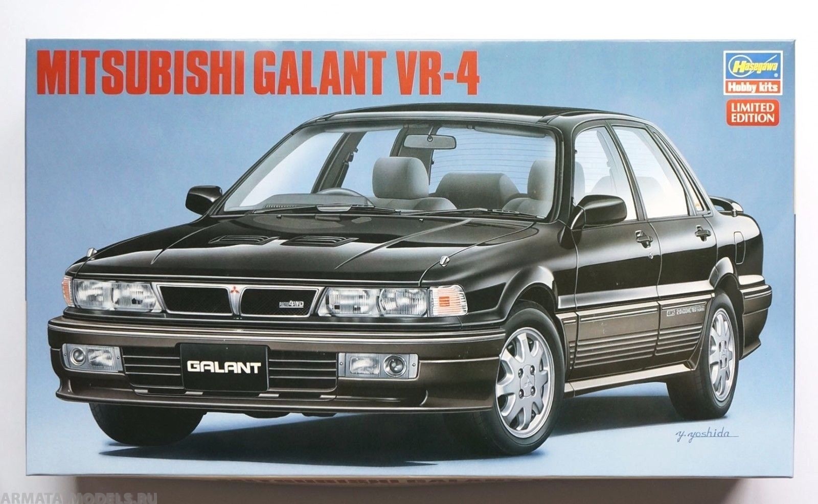 Купить 20292 Автомобиль MITSUBISHI GALANT VR-4 (HASEGAWA) 1/24 | ArmaModels