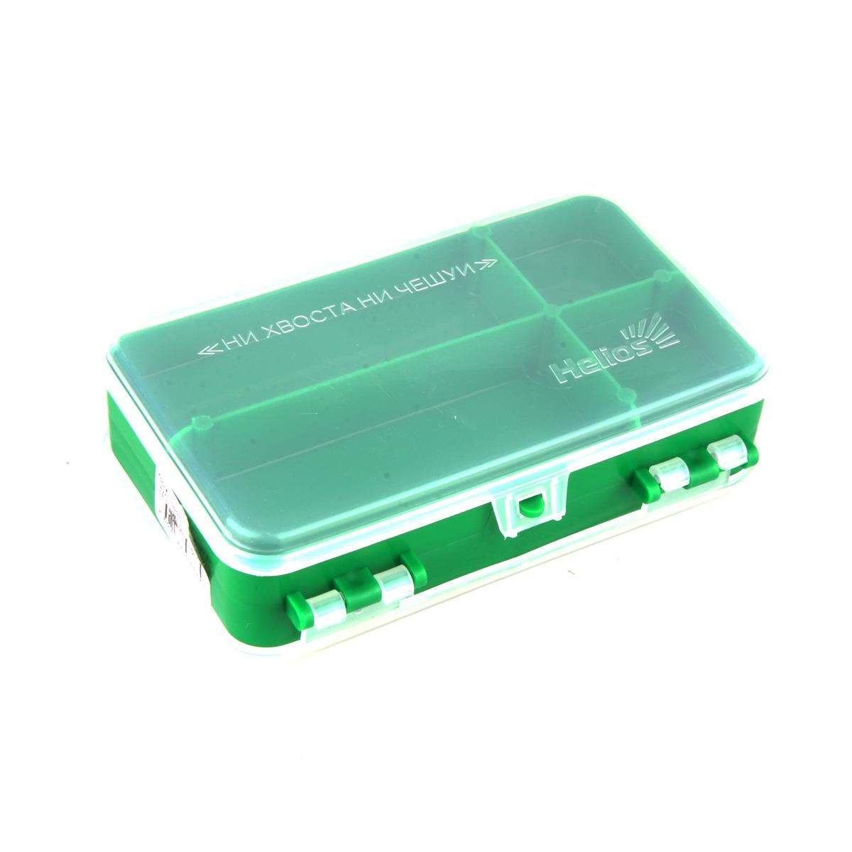 Коробочка для оснастки двухсторонняя (зеленая) Helios