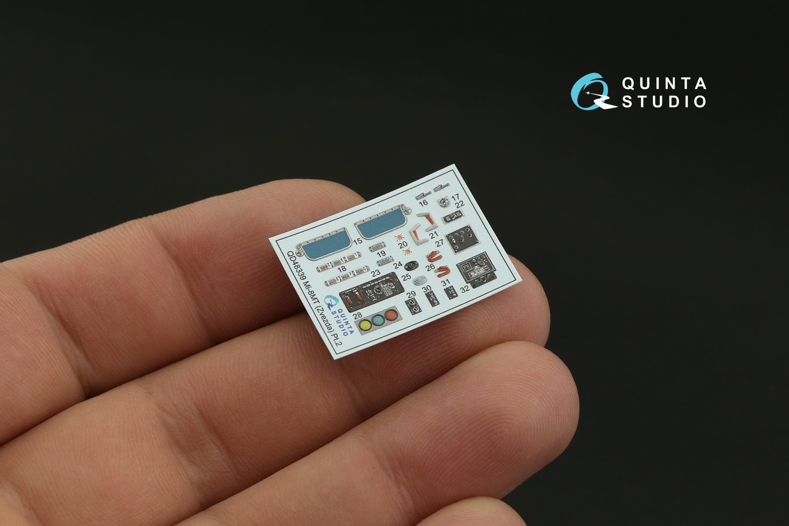 QDS-48339-2 3D декаль для кресел и элементы интерьера Ми-8