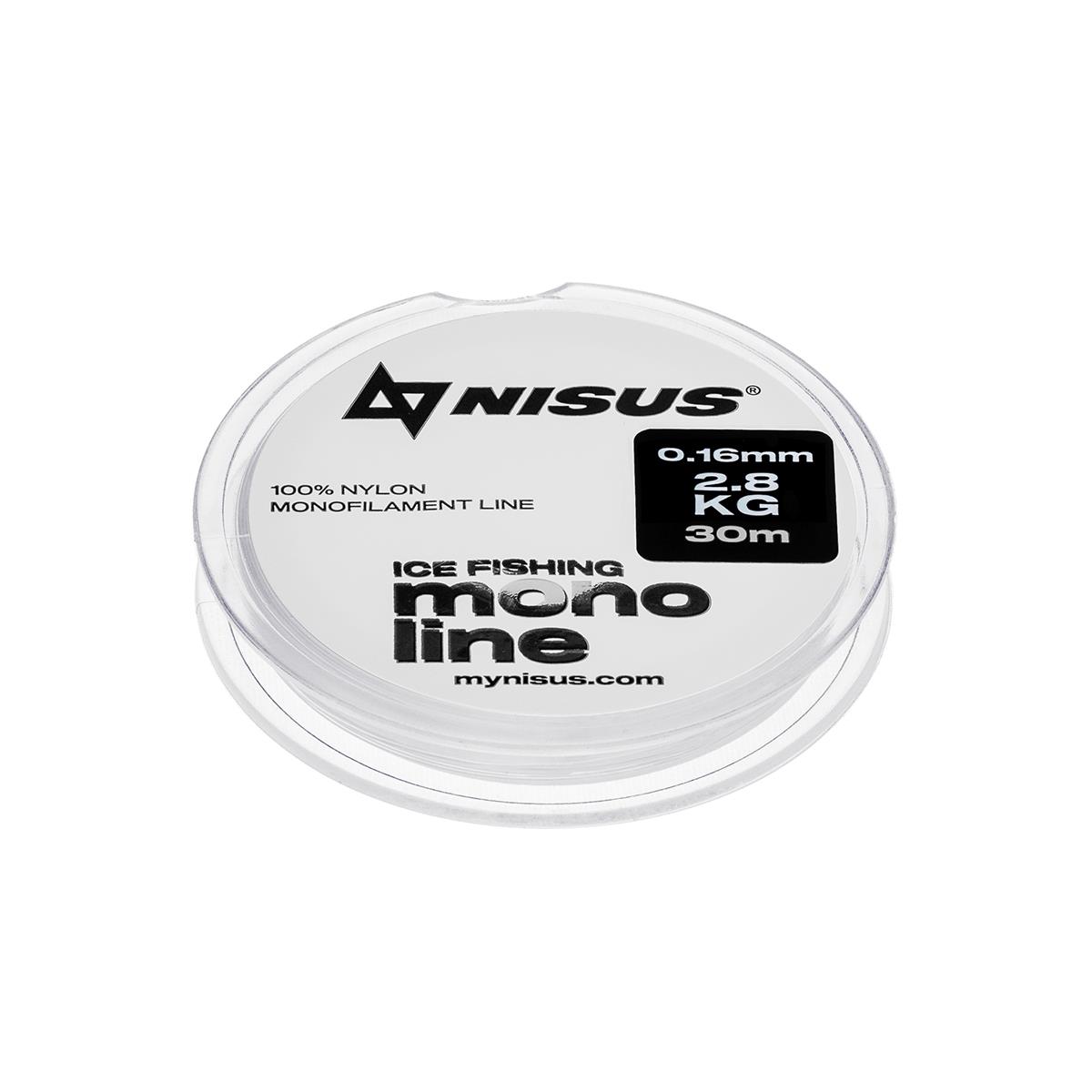 Леска MONOLINE ICE FISHING 0,16mm/30m Nylon Transparent (N-MIF-016-30) Nisus Леска MONOLINE ICE FISHING 0,16mm/30m Nylon Transparent (N-MIF-016-30) Nisus