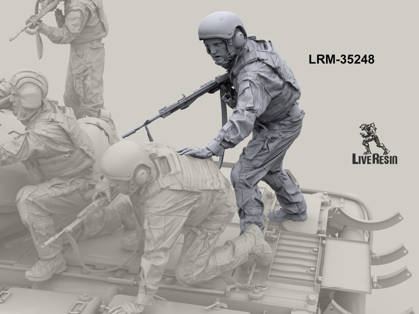 LRM35248 Современный Российский танкист - прекрывает (Не для свободной продажи) 