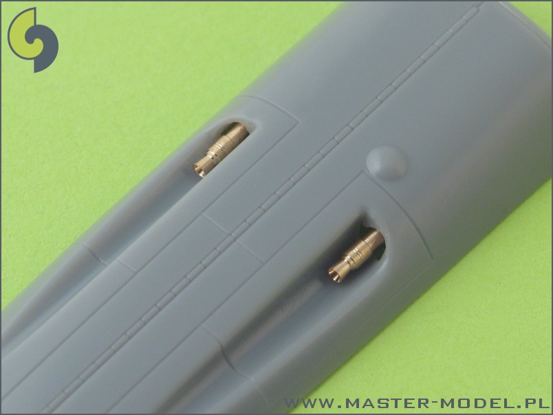 AM-48-011 Дополнение для моделей Bf 109 G5 - G14, K armament set (MG 131 tips) & Pitot Tube