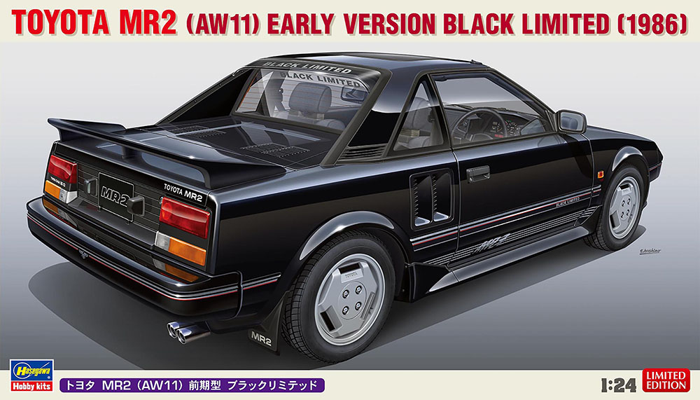 20693-Автомобиль Toyota MR2 (AW11) ранняя модель Black Limited (Limited Edition) Hasegawa
