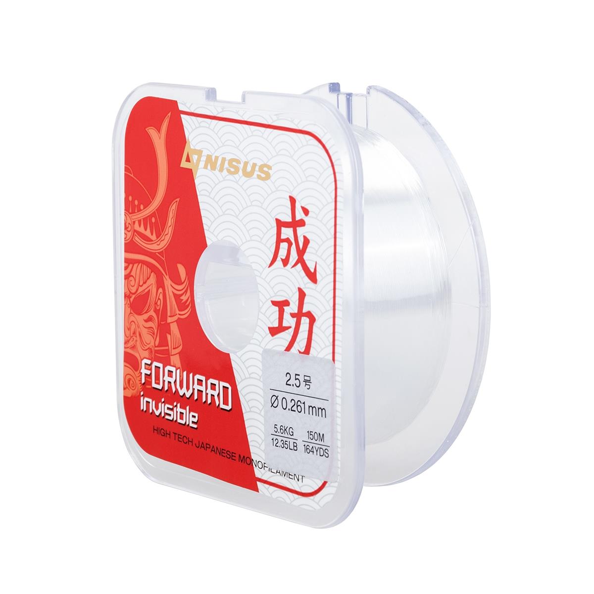 Леска FORWARD Invisible 0,261mm/150m Nylon Transparent (N-FI-0261-150) Nisus