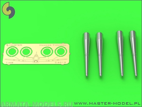 AM-48-083 Стволы к авиапушке для Typhoon Mk IB 4 шт. с кожухом компенсатора отдачи AM-48-083 Стволы к авиапушке для Typhoon Mk IB 4 шт. с кожухом компенсатора отдачи