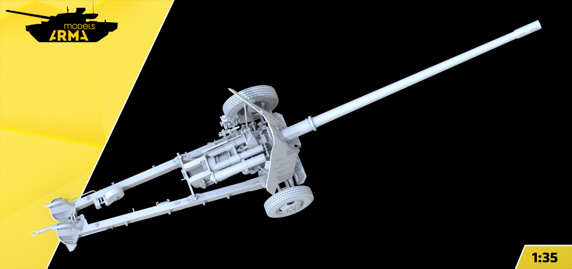 AM35975 100-мм противотанковая пушка МТ-12 Рапира (Не для свободной продажи) Arma Models