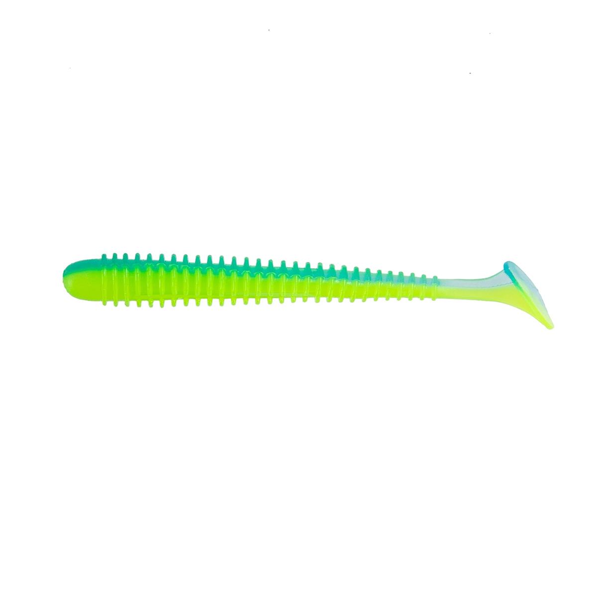 Виброхвост Liny Catcher 2,35"/6 см Blue Lime 12шт. (HS-5-040) Helios Виброхвост Liny Catcher 2,35"/6 см Blue Lime 12шт. (HS-5-040) Helios