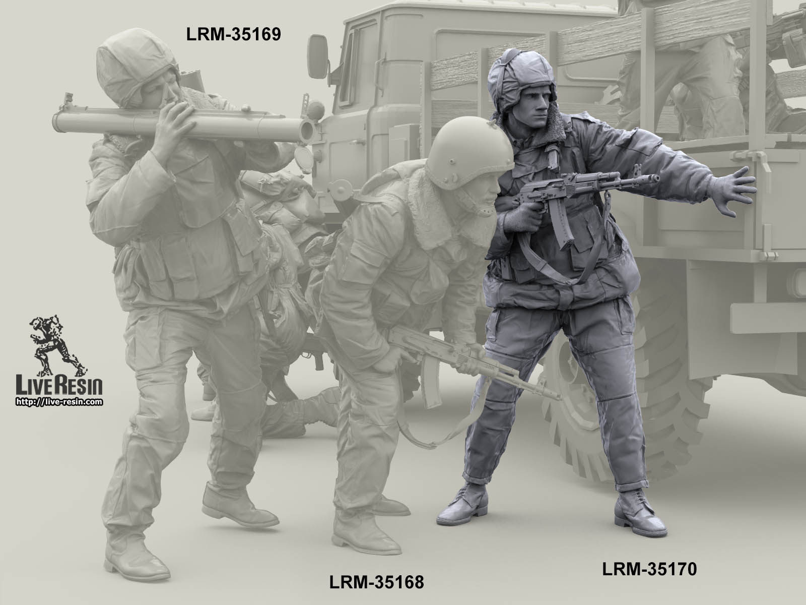 LRM35170 Военнослужащий ВВ, выглядывает из за угла Live Resin