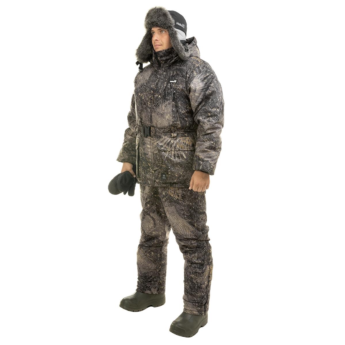 Костюм охотника зимний Сентелек Комфорт, цв.Камни/Сланец, Алова р.40-42 Helios