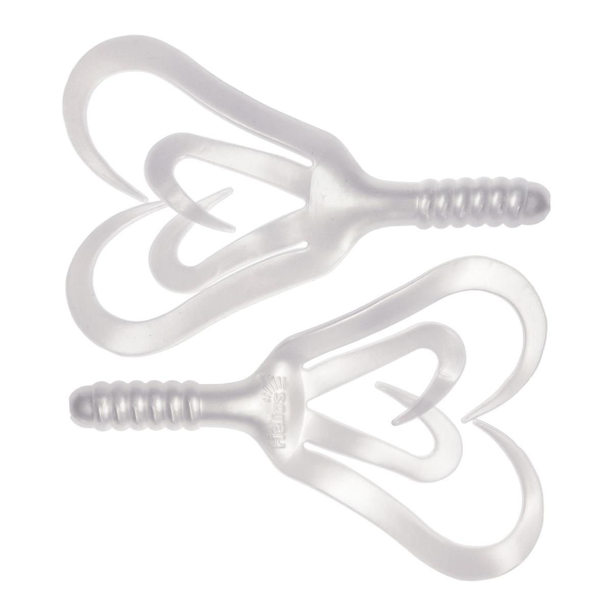 Твистер несъедоб. Credo Four tail 3,35''/8,5 см Pearl 100шт. (HS-20-013-N) Helios( цена указана за упаковку, в количестве 100шт.)