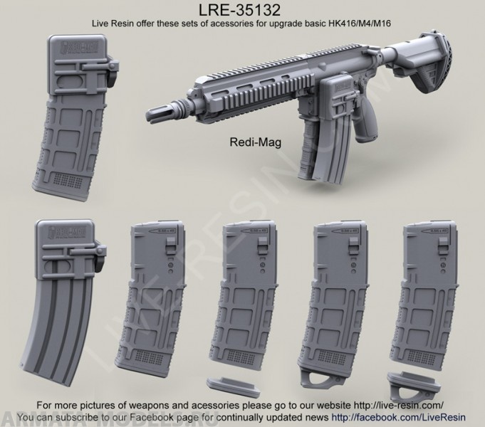 LRE35132 Набор магазинов №2 M16/M4/AR15/HK416