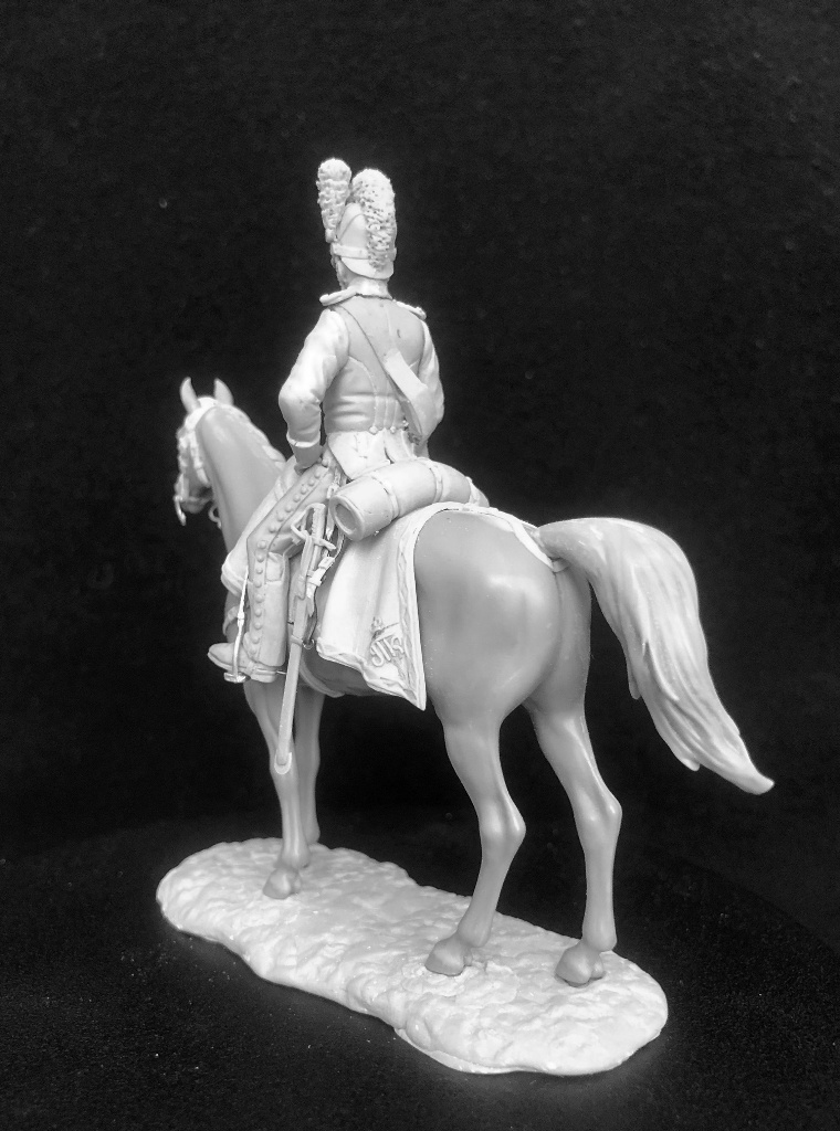 CHM-54335. Баварский шеволежер, 1806-13 гг. 54 мм. Материал - смола. Chronos Miniatures