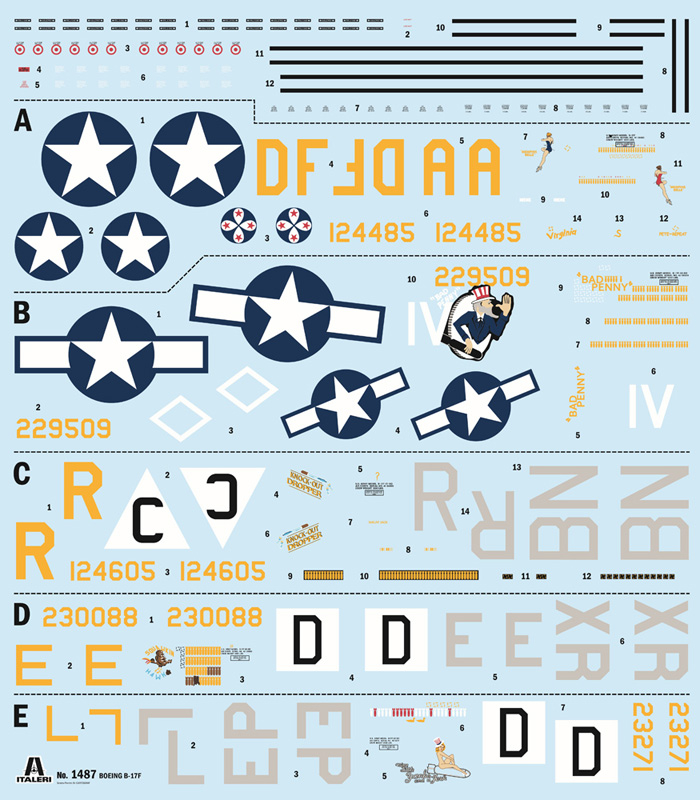 1487ИТ B-17F ЛЕТАЮЩАЯ КРЕПОСТЬ 