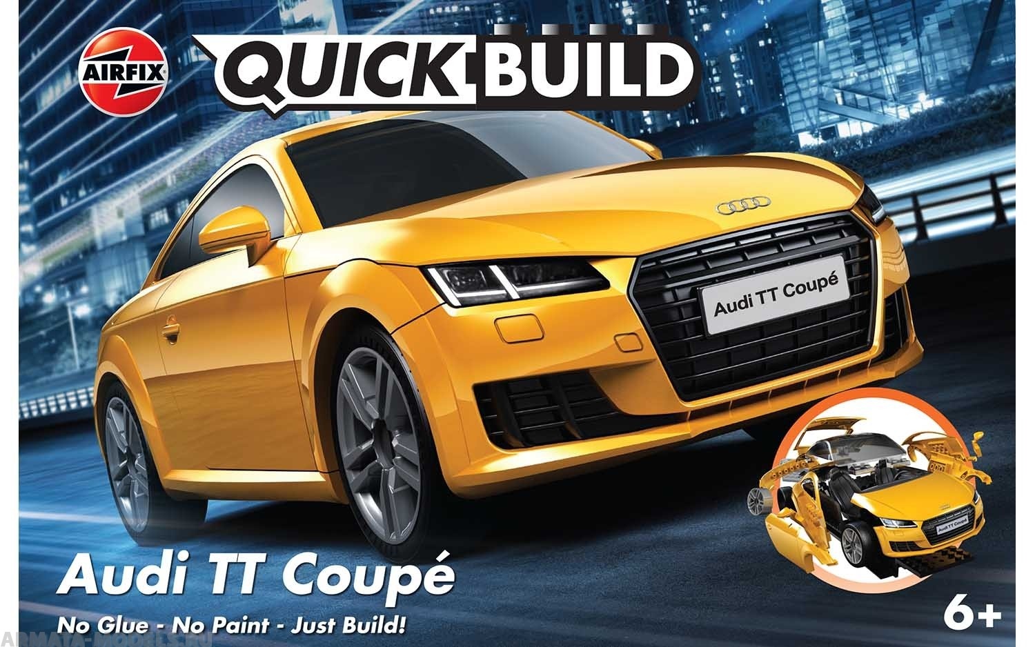 Купить J6034 Сборная модель автомобиля QUICKBUILD Audi TT Coupe | ArmaModels