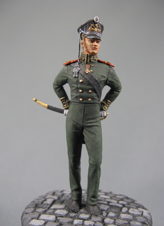 CHM-54112. Обер-офицер гвардейского морского экипажа, Россия 1812-15 гг. 54 мм. Материл – смола. Chronos Miniatures