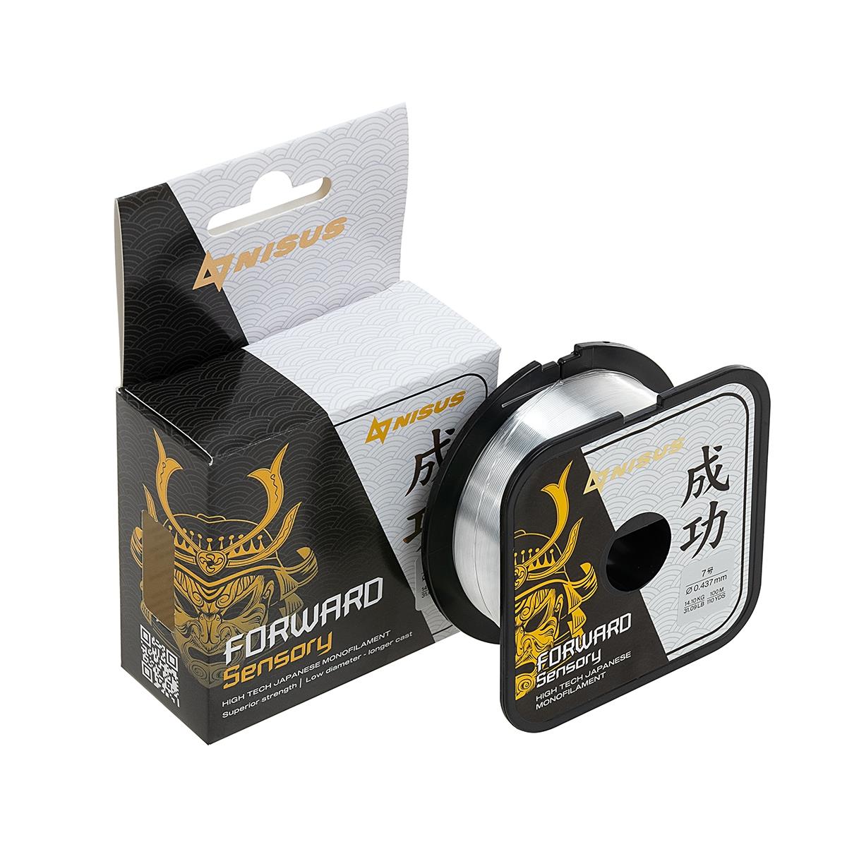 Леска FORWARD Sensory 0,437mm/100m Nylon Transparent (N-FS-0437-100) Nisus( цена указана за упаковку, в количестве 10шт.)