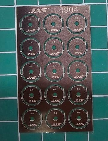 4904J Диск для ревитера  d 8,5 мм, шаг 0,5 мм, 15 шт.