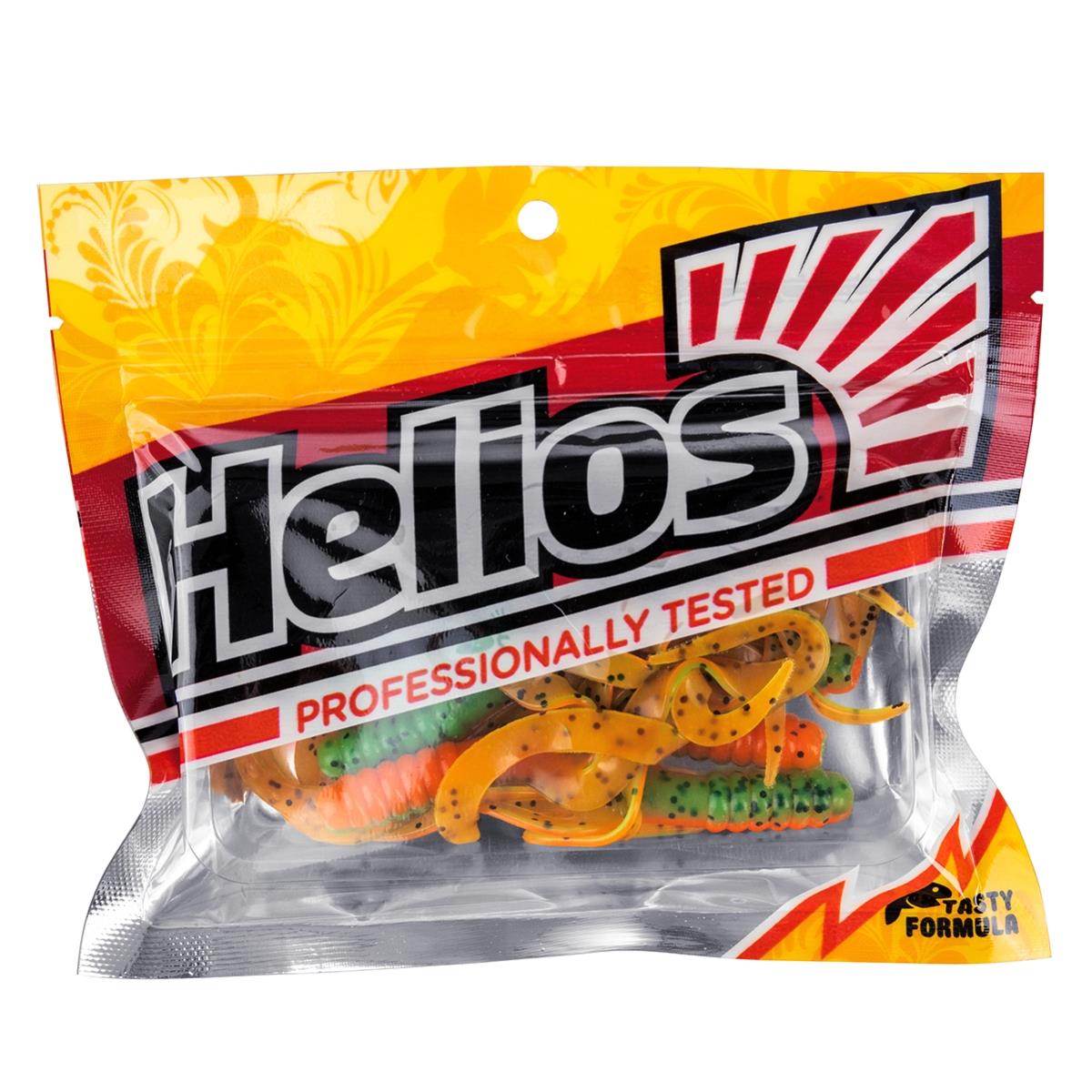 Твистер Credo Four Tail 3,35"/8,5 см Pepper Green & Orange 10шт. (HS-20-018) Helios Твистер Credo Four Tail 3,35"/8,5 см Pepper Green & Orange 10шт. (HS-20-018) Helios