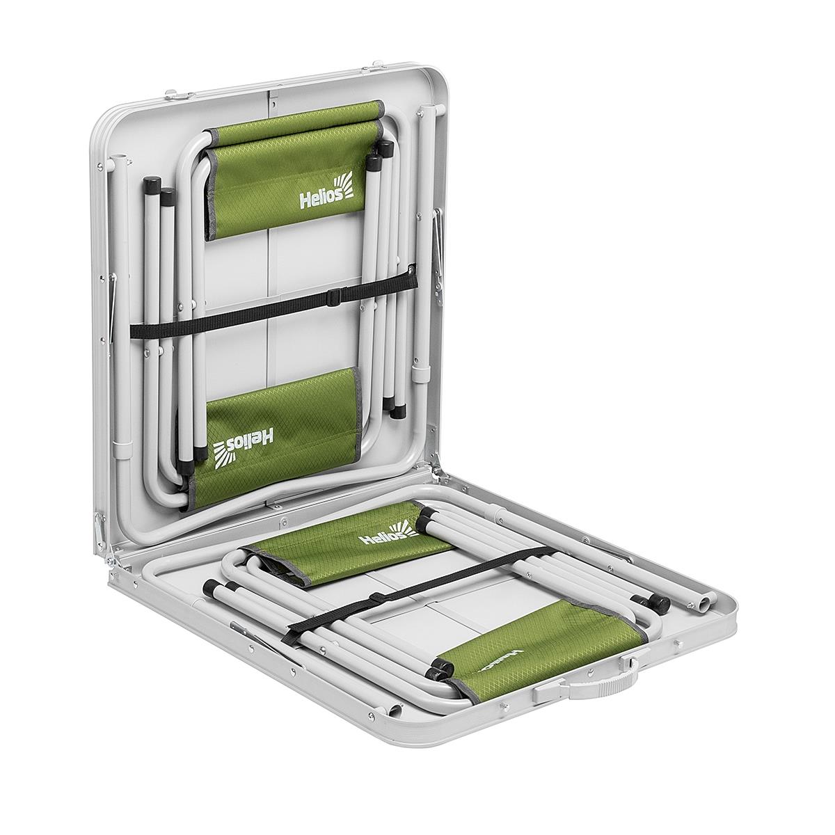 Набор мебели (СТАЛЬ) стол+4 табурета (чехол/Velcro) Green (Т-FS-21407+21124-SG-1) Helios пр-во Тонар Набор мебели (СТАЛЬ) стол+4 табурета (чехол/Velcro) Green (Т-FS-21407+21124-SG-1) Helios пр-во Тонар
