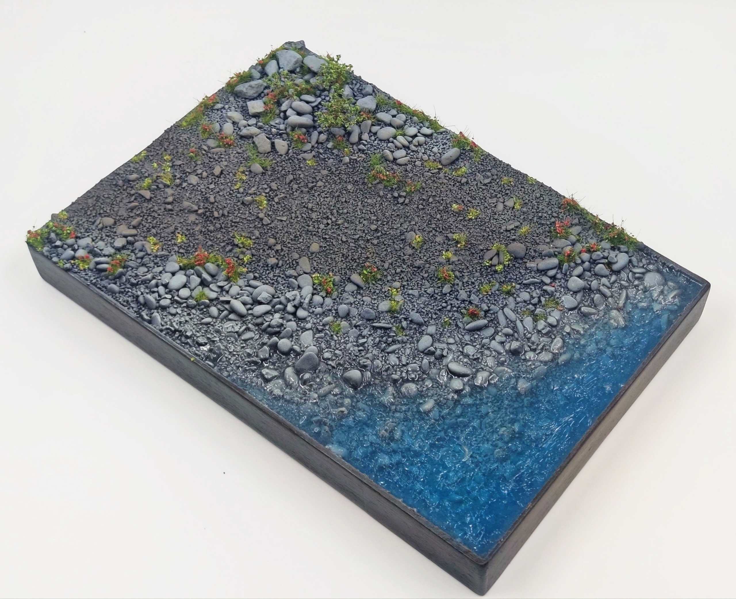 HE-43031 Подставка Участок русла Размер 30*20см