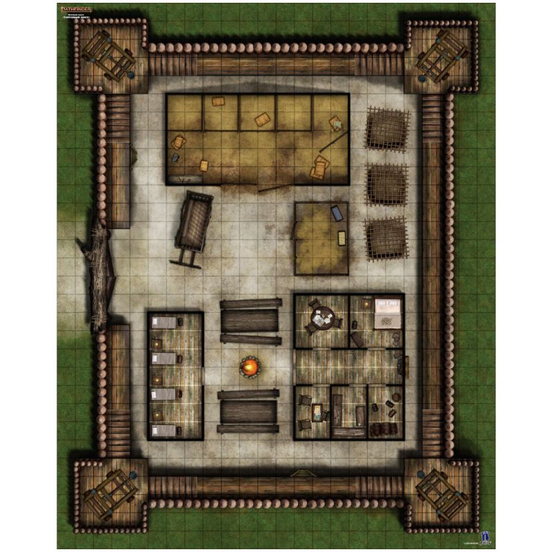 915876HW Pathfinder НРИ Вторая редакция: Игровое поле 'Торговый пост'