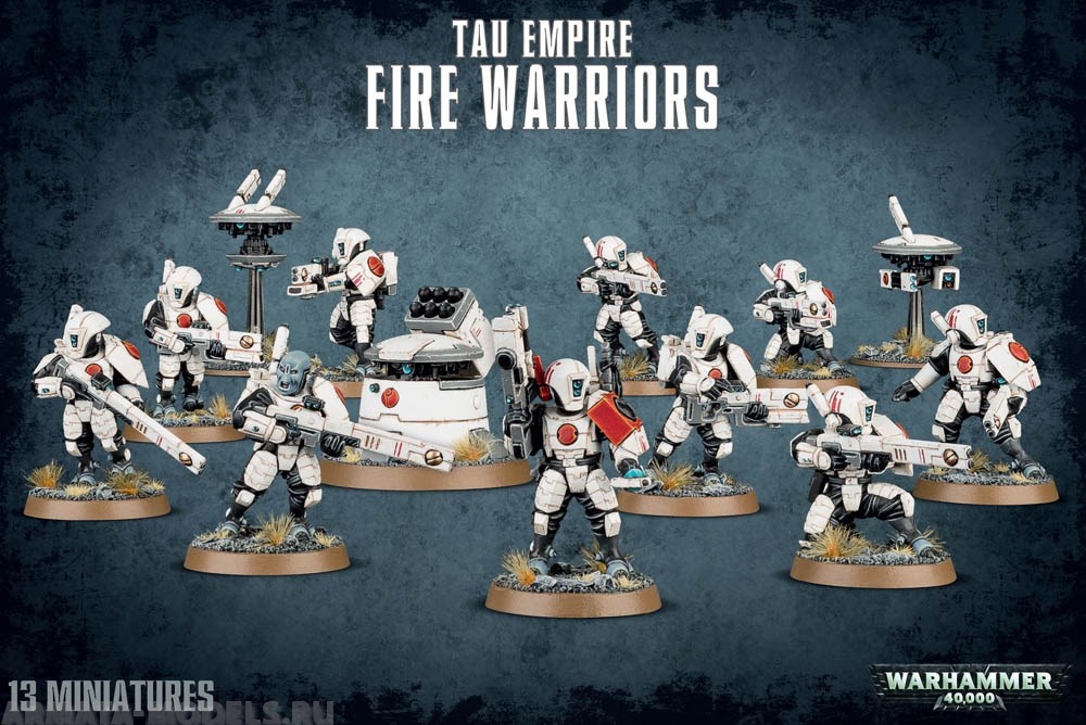 56-06GW Набор Империя Т'ау: Воины Огня (T'au Empire Fire Warriors) 56-06GW Набор Империя Т'ау: Воины Огня (T'au Empire Fire Warriors)